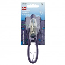 Foarfeca profesionala pentru ata cu prindere moale si capac, 12 cm - Prym 611523